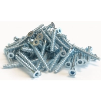 Konfirmat 6.4x50 100 szt wkręt meblowy do płyty, drewna, sklejki