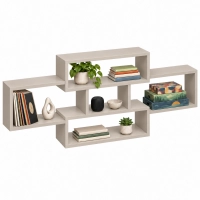 Półka Ścienna Wisząca Kaszmir Duża P2 170 x 80 cm Regał na Książki do Salonu