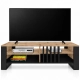 Szafka RTV III pod TV 145 cm Lamele Dąb Wotan Nowoczesna Loft
