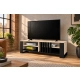 Szafka RTV III pod TV 145 cm Lamele Dąb Sonoma Nowoczesna Loft
