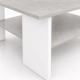 Stolik Kawowy Kwadratowy ST1 Beton/Biały 60x60 cm Ława do Salonu