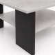 Stolik Kawowy Kwadratowy ST1 Beton/Czarny 60x60 cm Ława do Salonu