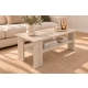 Stolik Kawowy Dąb Sonoma ST2 Ława z Półką Nowoczesna Loft 90 x 50 cm do Salonu