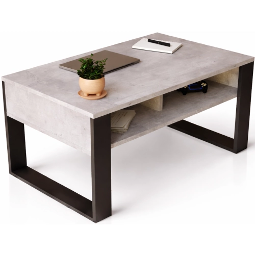 Stolik kawowy ST7 Beton Prostokątny Nowoczesny Loft