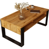 Stolik kawowy ST7 Dąb Wotan prostokątny nowoczesny loft