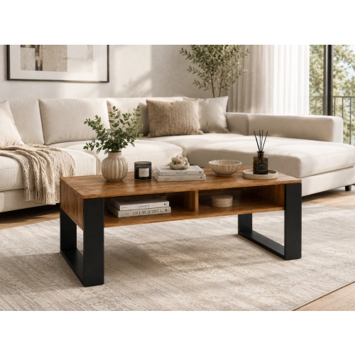 Stolik Kawowy ST7MAX DC Ława Duża 120cm do Salonu Sąb Wotan Loft