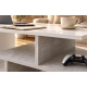 Stolik kawowy ST10 Biały Beton Prostokątny 90 x 50 cm Ława do Salonu Loft